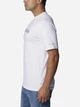 Футболка хлопковая длинная мужская Columbia CSC Basic Logo™ 1680051-100 S Белая (0192290773365) - изображение 4