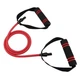Трубчатый эспандер для фитнеса с ручками U-POWEX Latex resistance tube 30LB Red 13.5 кг (UP_1001_30LB_Red) - изображение 1