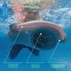 Підводний акваскутер Visuo Swimming Board 19,2 x 14,9 см, Синій (Плавальна електродошка з мотором Swim Kickboard) - зображення 3