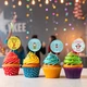 Набір Різдвяний Класичний Oxbo Party для 30 гостей + Наклейка на стіну - зображення 4
