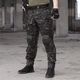 Чоловічі тактичні штани multicam з наколінниками G3 Combat IDOGEAR, штани камуфляж Rip Stop чорний мультикам, 6933451-S - зображення 6