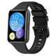 Ремешок DK для Huawei Watch Fit 2 | Silicone Sport Full Light Classic (014817) (black) - изображение 2