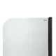 Шторка для ванни Qtap Standard 75×140 см, розпашна права, матове скло Pear 6 мм, чорний профіль - зображення 2