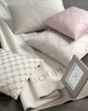 Хлопковый плед JOOP Uni-Doubleface EKRU-FEDER 150x200 см молочный - изображение 2