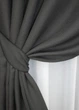 Комплект штор на люверсах VR-Textil Лен-блэкаут Лен Мешковина № 1220ш Серый 150х250см 2 шт (37-0193) - изображение 5