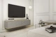 Тумба под ТВ навесная Perfect Home Oro RTV135 MDF 135x32x30 см, 2-дверная Серый (000012376959) - изображение 2