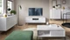 Комод високий Perfect Home Nova K104 125x104x39 см, 2-дверний, чорні ніжки Білий (000012376892) - зображення 8