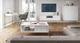 Комод высокий Perfect Home Nova K104 125x104x39 см, 2-дверный, золотые ножки Белый (000012376890) - изображение 6