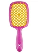 Щетка для волос Janeke Superbrush Розовая с желтым - изображение 2