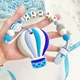 Подарочный набор на крестины для мальчика с именной игрушкой грызунком Воздушнй шар, на выписку, рождение - изображение 2