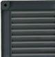 Накладная вентиляционная решетка Airroxy 350х350 gray (02-335) - изображение 3