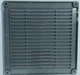 Накладная вентиляционная решетка Airroxy 350х350 gray (02-335) - изображение 5