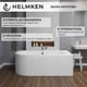 Ванна акриловая Helmken Marbella Lux 150 x 75 правосторонняя (23092001) - изображение 3
