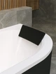 Ванна акриловая Helmken Marbella Lux 160x75 см (525F9S8117) комплект 4 в 1: левосторонняя ванна, ножки, Черный подголовник и Черная фронтальная панель - изображение 18