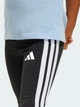 Детские лосины для девочки Adidas Lg 3S Leg 230 JE0313 104-110 см Черный/Белый (4067901353150) - изображение 4