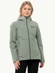 Куртка демисезонная с капюшоном женская Jack Wolfskin Moonrise 3In1 Jkt W 1115621-4137 M Серо-зеленая (4064886308939) - изображение 1