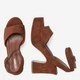 Женские босоножки DeeZee HY1808-01 5905588519164 38 24.7 см Коричневые (5905588519348) - изображение 4