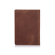 жка для паспорта с натуральной матовой кожи HiArt PC-01-S19-1235-000 Shabby Cumaru темно рыжого цвета - изображение 2