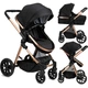 Коляска MoMi 2 в 1 Limuru Black (WOSP00029) - изображение 9