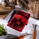Шкіряний портмоне для паспорта / ID документів HiArt PB-02/1-S18-1440-T002 Shabby Red Berry "7 wonders of the world" - зображення 6