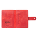 Шкіряний портмоне для паспорта / ID документів HiArt PB-02/1-S18-1440-T005 Shabby Red Berry "Mehendi Art" - зображення 4