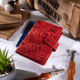 Шкіряний портмоне для паспорта / ID документів HiArt PB-03S/1-S18-1440-T007 Shabby Red Berry - зображення 6