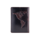 Обложка для паспорта HiArt PC-01-C19-1314-T001 Crystal Brown Silk "World Map" - изображение 2