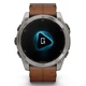 Смарт-часы Garmin fenix 8 51mm,AMOLED,Sapphire, Bare Ti, Blk/Chsnt Lthr (010-02905-40) - изображение 4