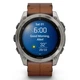Смарт-часы Garmin fenix 8 51mm,AMOLED,Sapphire, Bare Ti, Blk/Chsnt Lthr (010-02905-40) - изображение 10