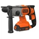 Перфоратор Black&Decker SDS-Plus,18 В, 2Ah, 1.2 Дж, 3 режими, сумка, 2.2 кг (BCD900D1S) - зображення 8