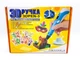 Детская 3D ручка для рисования с трафаретом 3D PEN 3 с LCD экраном Желтая - изображение 5