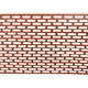 Карнизная вентиляционная решетка Eurovent защиты свеса от птиц RAL 8004 терракотовая, 80 мм х 5 м.п - изображение 2