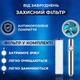 Душова лійка SmartLife WC-007 турбо вентилятор + фільтр + режим Стоп Chrome/Blue - зображення 3