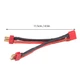 Кабель-перехідник для батареї, T-подібні штекери, 14AWG, 10 см - зображення 4