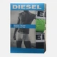 Труси-шорти Diesel Umbx-Korytwopack Boxer 2pack 00CGDH/RQARZ/E2000 XS Черный/Зеленый (8053837523992) - зображення 4