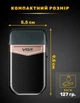 Портативна акумуляторна електробритва для стрижки бороди та вусів з USB VGR V-331 Pro Чорний + Щіточка для чищення - зображення 6