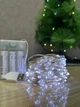 Гирлянда Роса нить 200 LED длина 20 м от батареек и USB , Холодный белый - изображение 2
