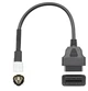 Переходник для мотоцикла YAMAHA (ямаха) 3-контактный на OBD2 16 контактов YZF-R125/MT-125/YS-125/Delight-125/N-MAX/X-MAX/AEROX Черный - изображение 1