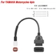 Переходник для мотоцикла YAMAHA (ямаха) 4-контактный на OBD2 16 контактов YZF /MT07 /Tracer /XSR /FZ09 /FZ10 /FJR1300 Черный - изображение 7
