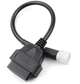 Переходник для мотоцикла YAMAHA (ямаха) 3-контактный на OBD2 16 контактов YZF-R125/MT-125/YS-125/Delight-125/N-MAX/X-MAX/AEROX Черный - изображение 8
