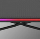 Геймерський стіл для комп'ютера з LED підсвіткою 120 х 60 х 75 см з вирізом Huzaro Hero 1.7 RGB комп'ютерний ігровий стіл для геймера чорний - зображення 12