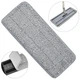 Набор сменных запасок для швабры лентяйки Easy Mop из микрофибры 32*12 см 4 штуки Серый (kt-0122) - изображение 5