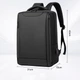 Рюкзак городской Oumantu 2106-1 с карманом для ноутбука 15,6" USB-порт Черный ( код: IBN045B ) - изображение 7