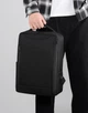 Рюкзак городской Oumantu 2106-1 с карманом для ноутбука 15,6" USB-порт Черный ( код: IBN045B ) - изображение 9