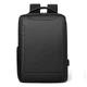 Рюкзак городской Oumantu 2106-1 с карманом для ноутбука 15,6" USB-порт Черный ( код: IBN045B ) - изображение 12
