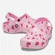 Детские Сабо на девочку Crocs CLOG Vday Сердце J3 33 22,5см Розовый - изображение 2