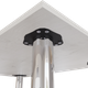 Стол обеденный ЯРЛ 880х580 Дуб крафт белый/Хром - изображение 2