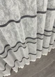 Тюль VR-Textil 1555т Cale Жакард мармур Молочний з сірим 250х270 см (42-1166) - зображення 8