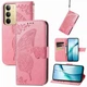 Чехол-книжка с рисунком UniCase Butterfly Pattern для Realme C75 - Pink - изображение 1