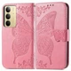 Чехол-книжка с рисунком UniCase Butterfly Pattern для Realme C75 - Pink - изображение 2